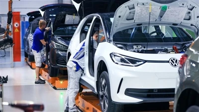 Itilizasyon kapasite nan endistri otomobil Almay la desann nan anviwon 78%